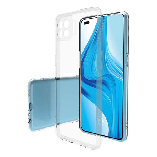 Oppo Reno 4 Lite Kılıf Zore Süper Silikon Kılıf - Renksiz