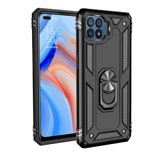 Oppo Reno 4 Lite Kılıf Zore Vega Kılıf - Siyah