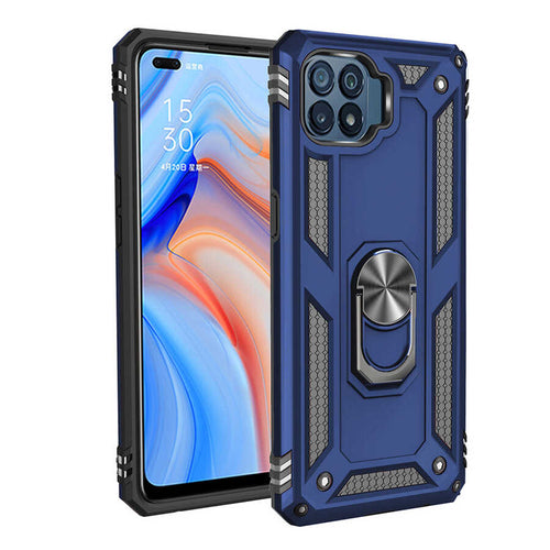 Oppo Reno 4 Lite Kılıf Zore Vega Kılıf - Mavi