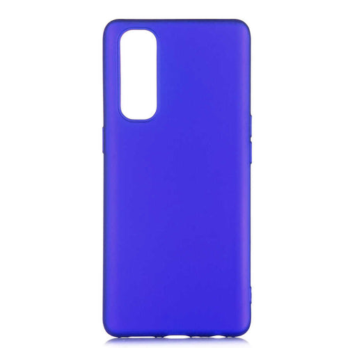 Oppo Reno 4 Pro 4G Kılıf Zore Premier Silikon Kılıf - Saks Mavi
