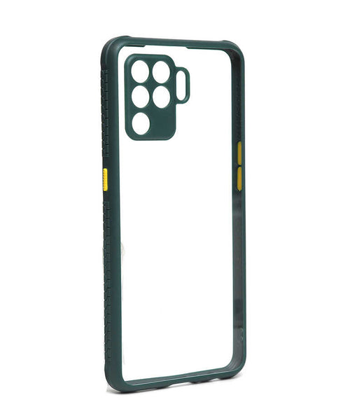 Oppo Reno 5 Lite Kılıf ​​Zore Kaff Kılıf - Koyu Yeşil