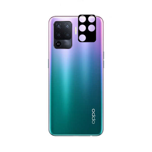 Oppo Reno 5 Lite Zore 3D Kamera Camı - Siyah
