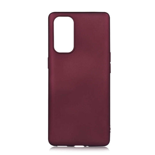 Oppo Reno 5 Pro 5G Kılıf Zore Premier Silikon Kılıf - Mürdüm