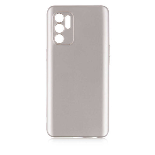 Oppo Reno 6 4G Kılıf Zore Premier Silikon Kılıf - Gold