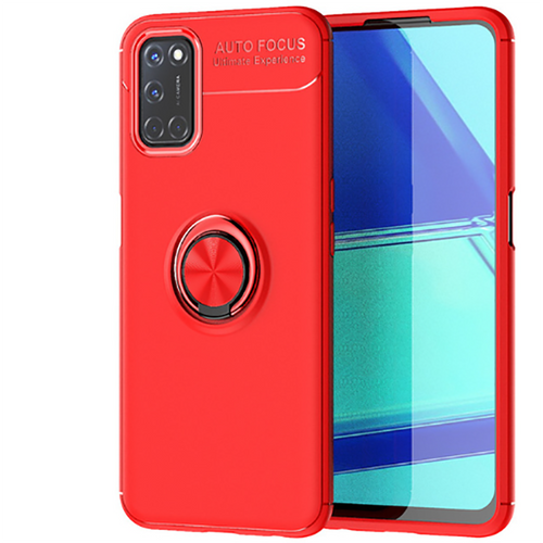 Oppo Reno A92 Kılıf Zore Ravel Silikon Kılıf - Kırmızı