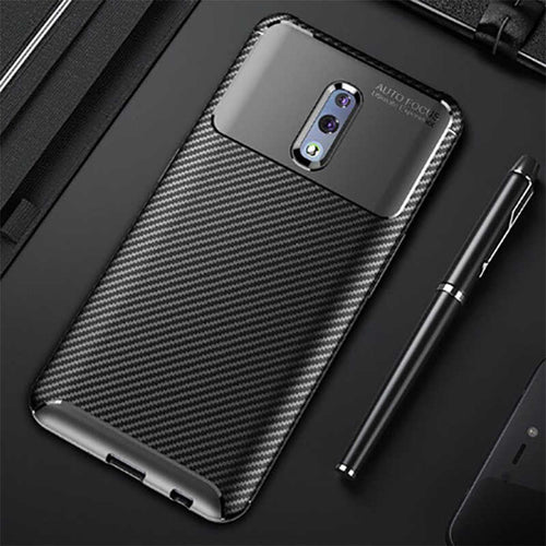 Oppo Reno Kılıf Zore Negro Silikon Kılıf - Siyah