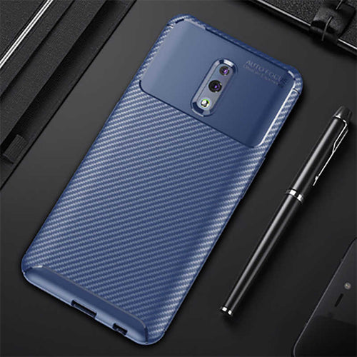 Oppo Reno Kılıf Zore Negro Silikon Kılıf - Lacivert