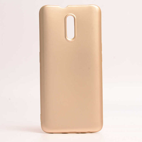 Oppo Reno Kılıf Zore Premier Silikon Kılıf - Gold