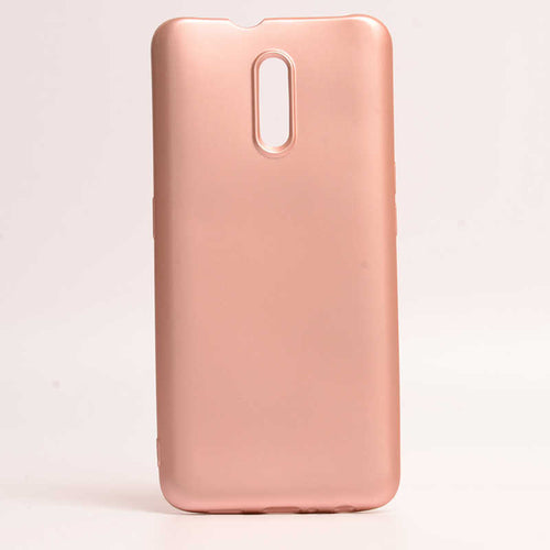 Oppo Reno Kılıf Zore Premier Silikon Kılıf - Rose Gold