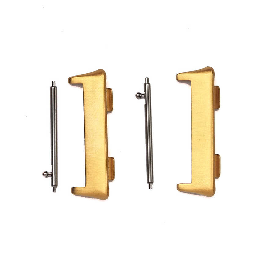Oppo Watch 46mm 22mm Metal Kordon Dönüştürücü - Gold
