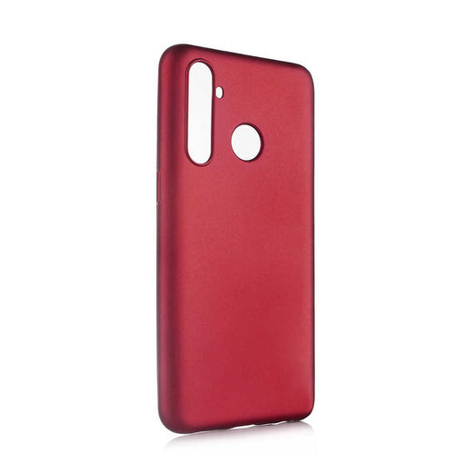 Realme 5 Pro Kılıf Zore Premier Silikon Kılıf - Mürdüm