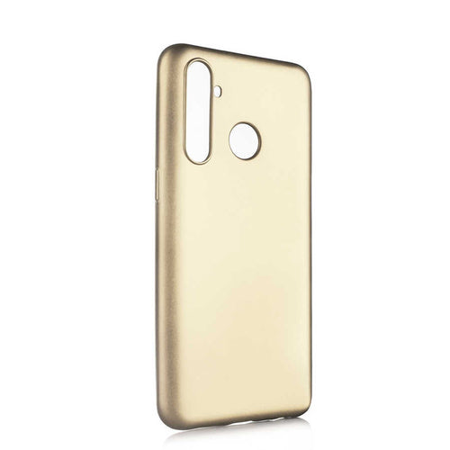 Realme 5 Pro Kılıf Zore Premier Silikon Kılıf - Gold