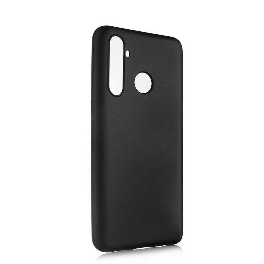 Realme 5 Pro Kılıf Zore Premier Silikon Kılıf - Siyah