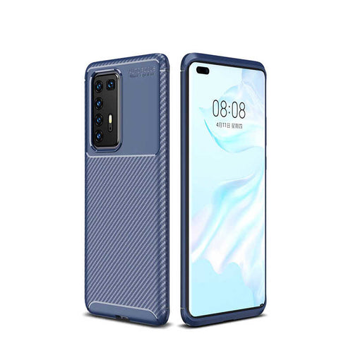 Huawei P40 Pro Kılıf Zore Negro Silikon Kılıf - Lacivert