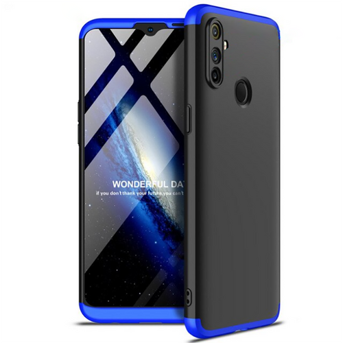 Realme 6İ Kılıf Zore Ays Kılıf - Siyah-Mavi
