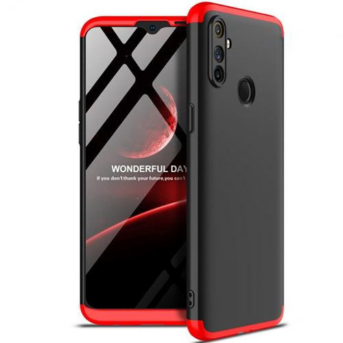 Realme 6İ Kılıf Zore Ays Kılıf - Siyah-Kırmızı