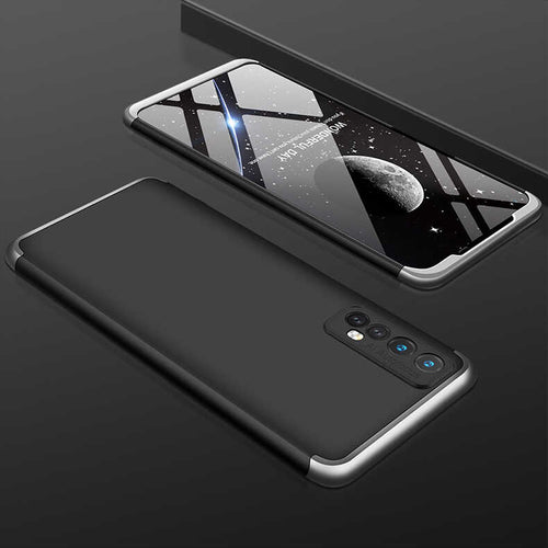 Realme 7 Kılıf Zore Ays Kılıf - Siyah-Gri