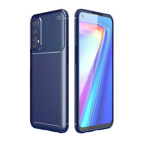 Realme 7 Kılıf Zore Negro Silikon Kılıf - Lacivert