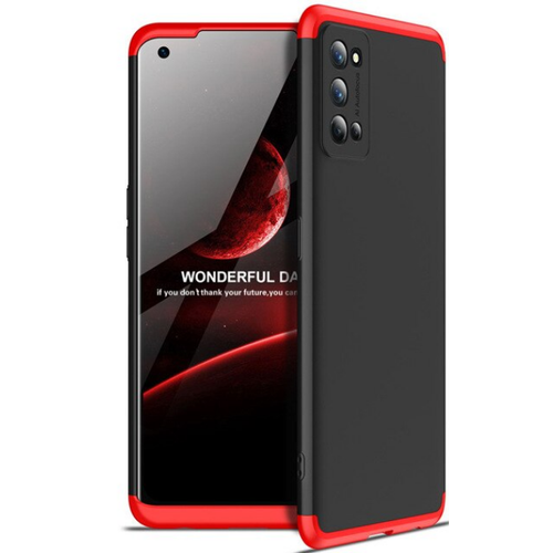 Realme 7 Pro Kılıf Zore Ays Kılıf - Siyah-Kırmızı