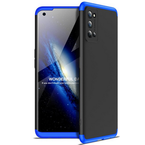Realme 7 Pro Kılıf Zore Ays Kılıf - Siyah-Mavi