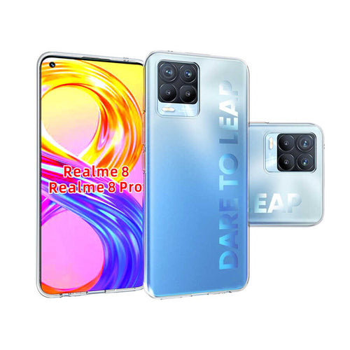 Realme 8 Kılıf Zore Süper Silikon Kılıf - Renksiz