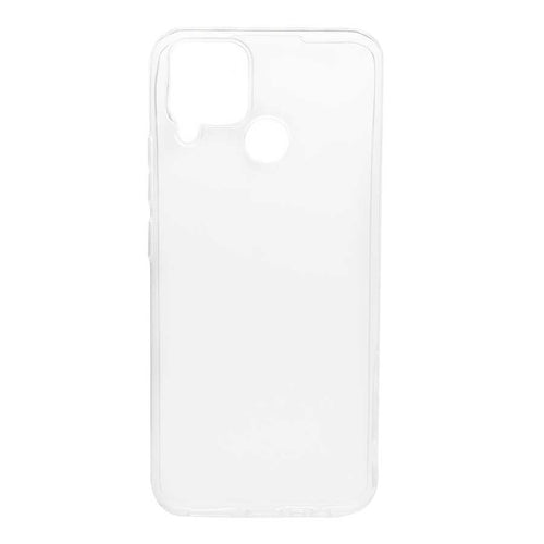 Realme C15 Kılıf Zore Süper Silikon Kılıf - Renksiz