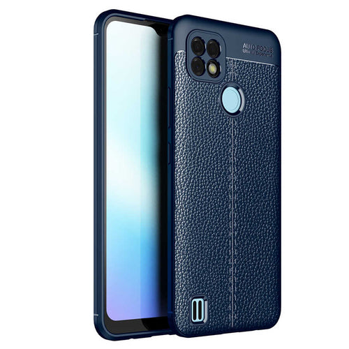 Realme C21 Kılıf Zore Niss Silikon Kılıf - Lacivert