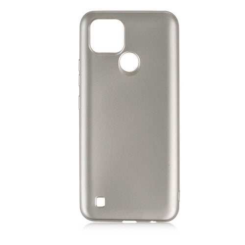 Realme C21 Kılıf Zore Premier Silikon Kılıf - Gold