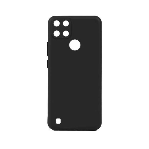 Realme C21Y Kılıf Zore Biye Silikon - Siyah