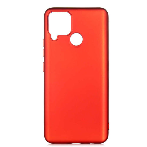 Realme C25 Kılıf Zore Premier Silikon Kılıf - Kırmızı