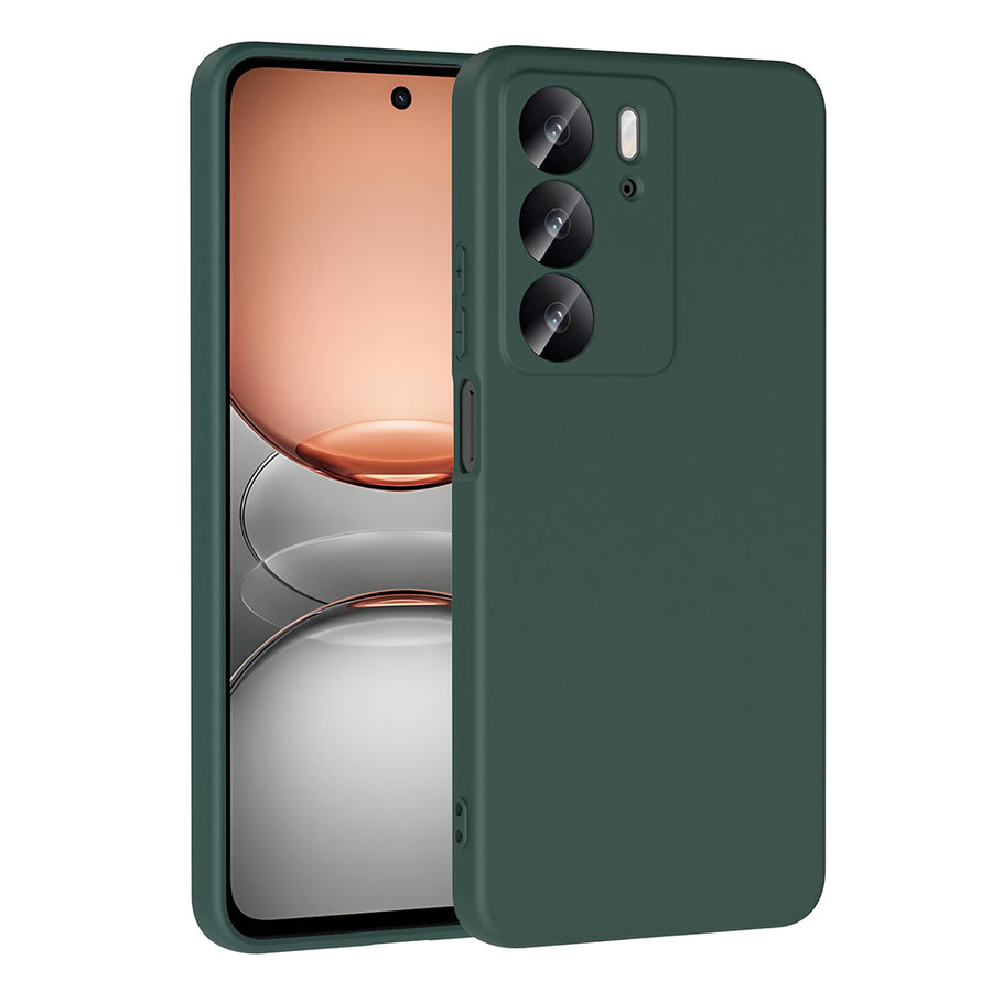 Realme C75 Kılıf Zore Mara Lansman Kılıf - Koyu Yeşil