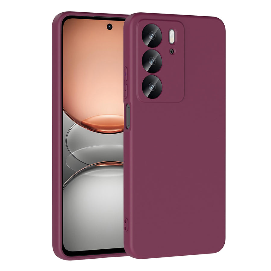 Realme C75 Kılıf Zore Mara Lansman Kılıf - Koyu Mor