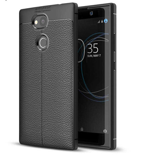 Sony Xperia L2 Kılıf Zore Niss Silikon Kılıf - Siyah