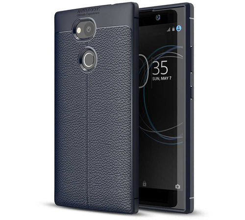 Sony Xperia L2 Kılıf Zore Niss Silikon Kılıf - Lacivert