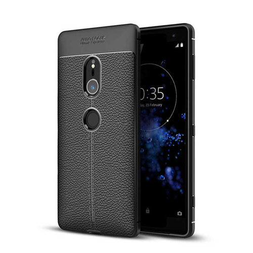 Sony Xperia XZ2 Kılıf Zore Niss Silikon Kılıf - Siyah