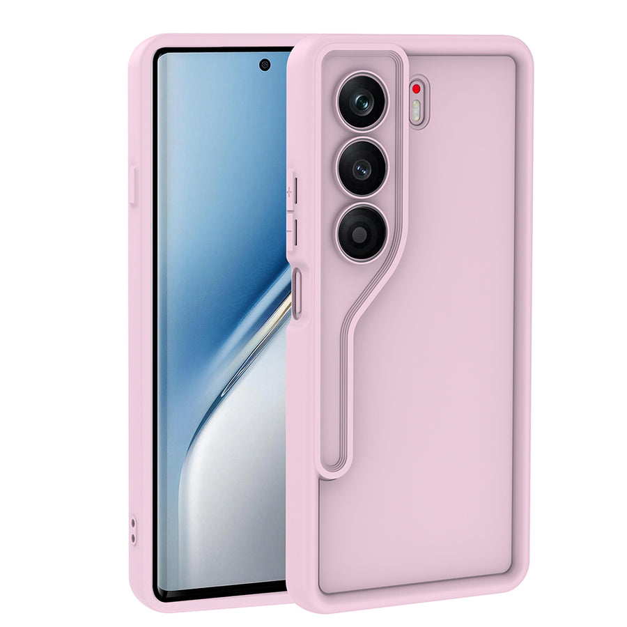 Tecno Camon 40 4G Kılıf Kamera Korumalı Zore Ananas Kılıf - Pembe