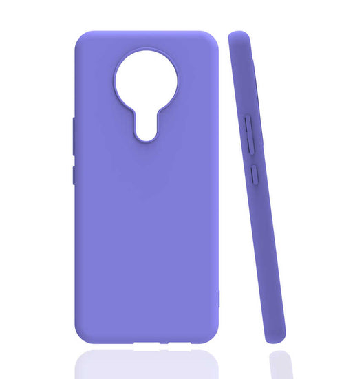 Tecno Spark 6 Kılıf Zore Biye Silikon - Lila