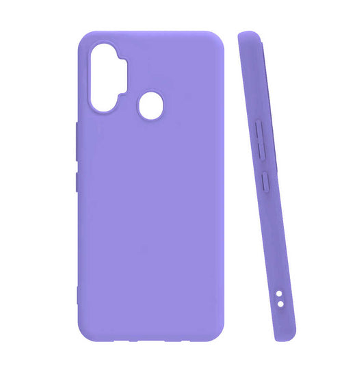 Tecno Spark 7 Pro Kılıf Zore Biye Silikon - Lila