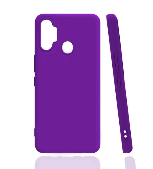 Tecno Spark 7 Pro Kılıf Zore Biye Silikon - Mor