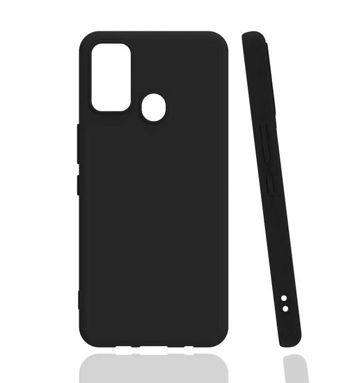 Tecno Spark 7T Kılıf Zore Biye Silikon - Siyah