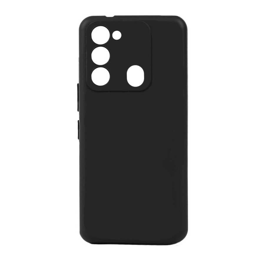 Tecno Spark 8C Kılıf Zore Biye Silikon - Siyah