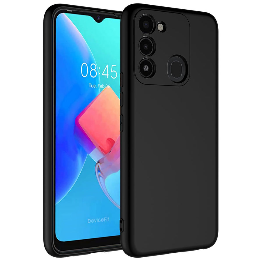 Tecno Spark 8C Kılıf Zore Mara Lansman Kılıf - Siyah