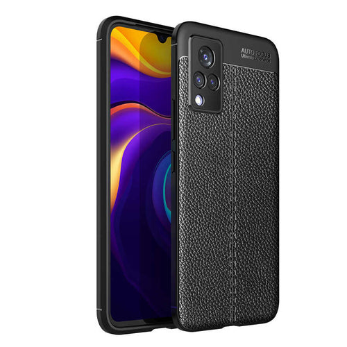 Vivo V21 Kılıf Zore Niss Silikon Kılıf - Siyah