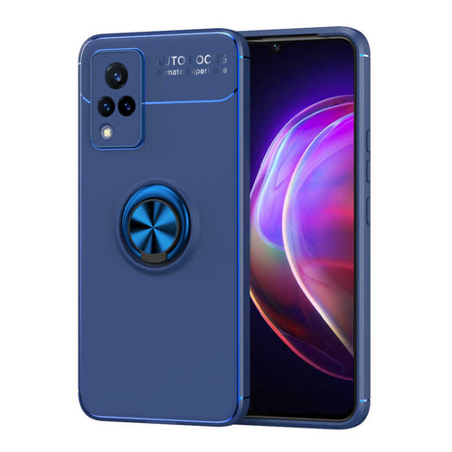 Vivo V21 Kılıf Zore Ravel Silikon Kılıf - Mavi