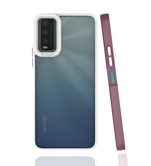 Vivo Y11S Kılıf Zore Mima Kılıf - Mürdüm