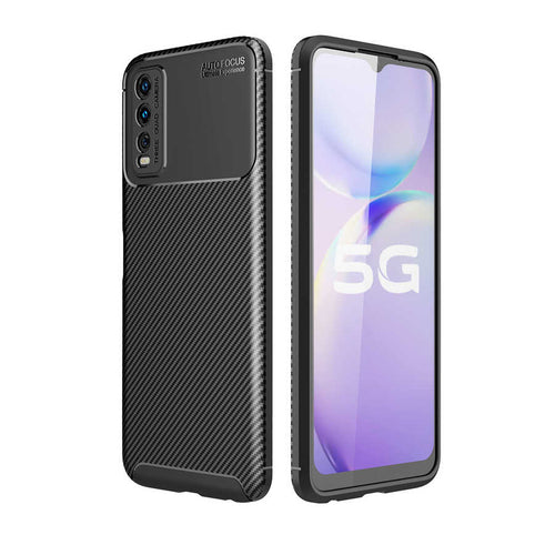 Vivo Y11S Kılıf Zore Negro Silikon Kılıf - Siyah