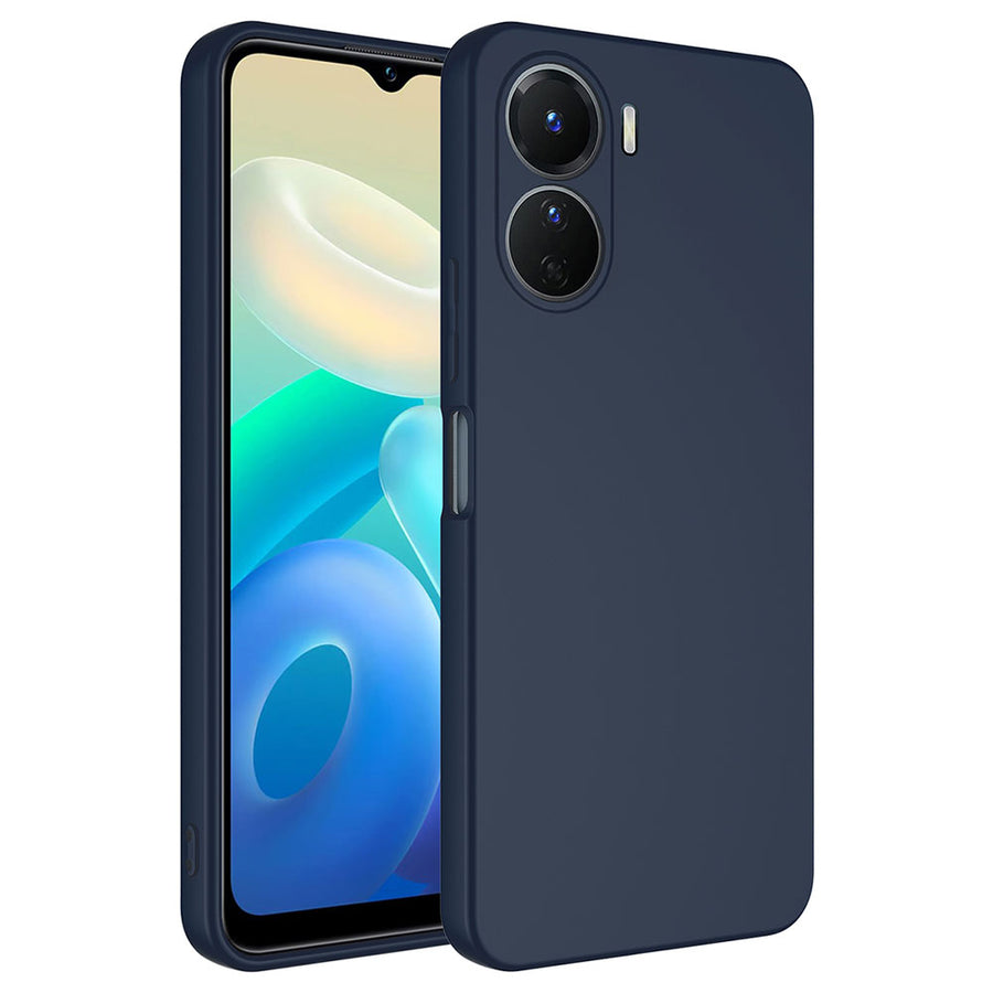Vivo Y16 Kılıf Zore Mara Lansman Kılıf - Lacivert