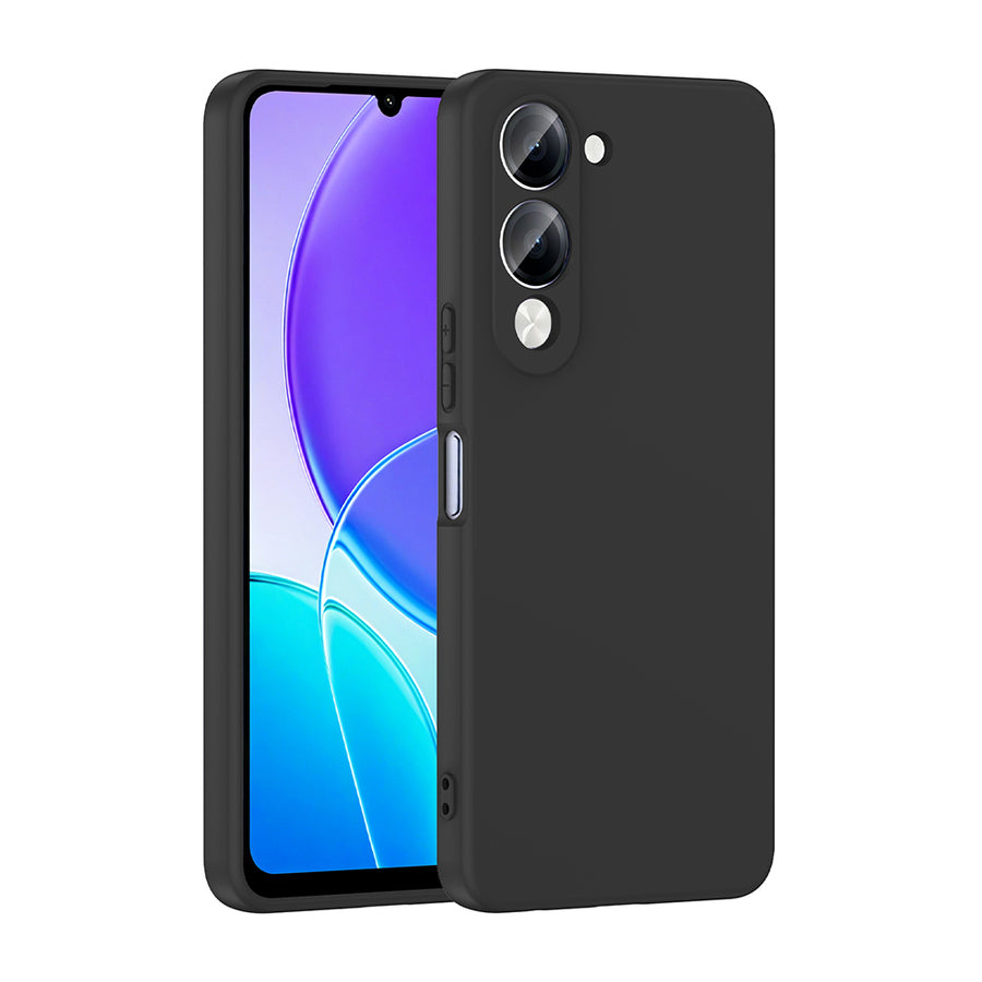 Vivo Y19 Kılıf Zore Mara Lansman Kılıf - Siyah