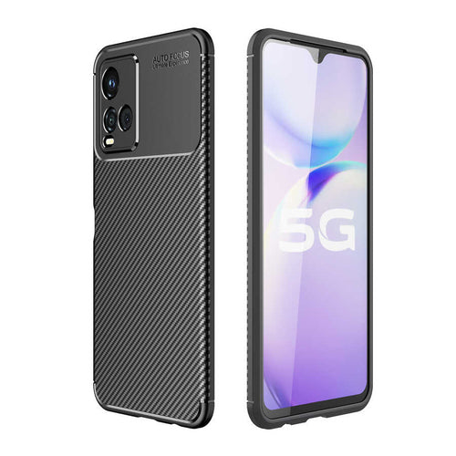 Vivo Y32 Kılıf Zore Negro Silikon Kılıf - Siyah