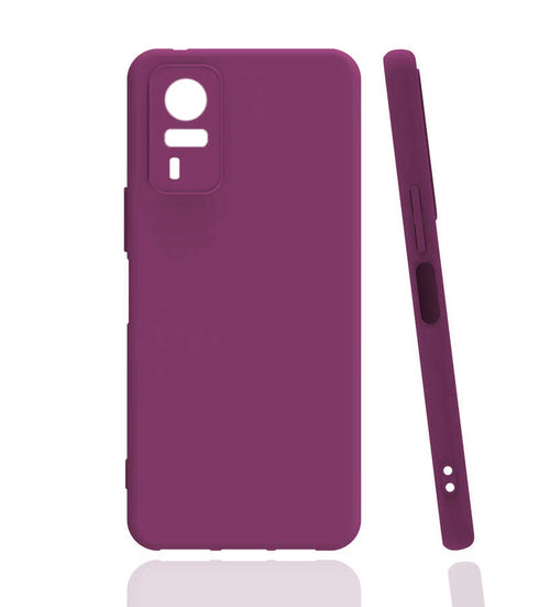 Vivo Y51 Kılıf Zore Biye Silikon - Mor